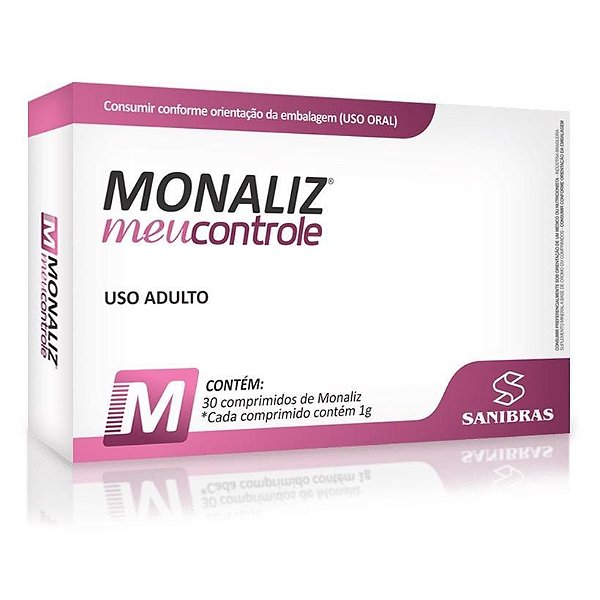 MONALIZ MEU CONTROLE 30CPR SANIBRAS