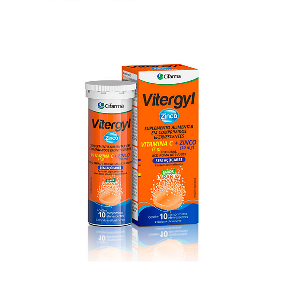 VITERGYL ZINCO 10CPR EFERVECENTES CIFARMA