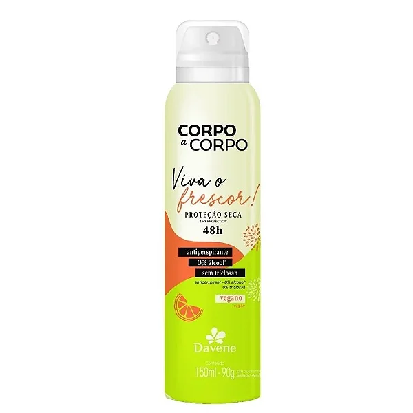 DESODORANTE AEROSOL CORPO A CORPO FRESCOR 150ML
