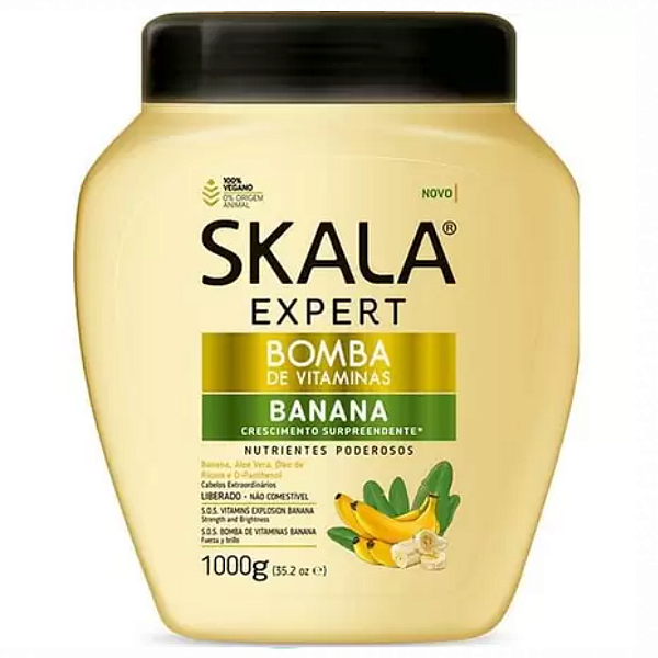 CREME DE TRATAMENTO SKALA 1KG BOMBA BANANA