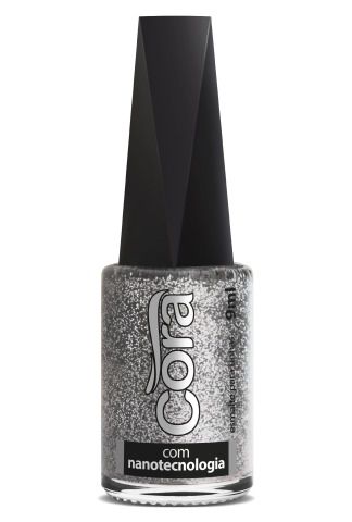ESMALTE CORA PRATA GLITTER 9ML