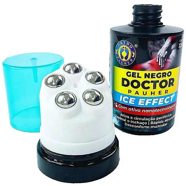 GEL NEGRO PARA MASSAGEM DOCTOR PAUHER C/ ESFERAS 120G
