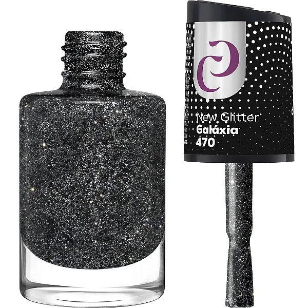 ESMALTE CORA NEW GLITTER GALAXIA 10ML