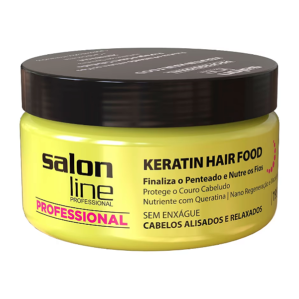 POMADA MODELADORA SALON LINE KERATIN HAIR FOOD 195GR