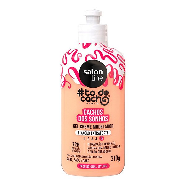 GEL CREME MODELADOR SALON LINE TO DE CACHO EXTRA FORTE 310G
