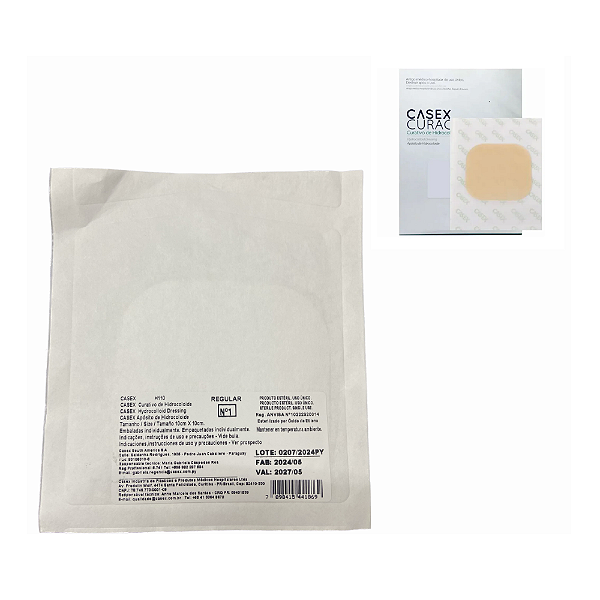 CURATIVO HIDROCOLOIDE 10X10CM CASEX