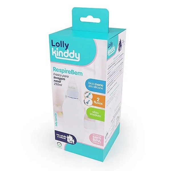 RESPIREBEM FRASCO PARA LAVAGEM NASAL 250ML LOLLY