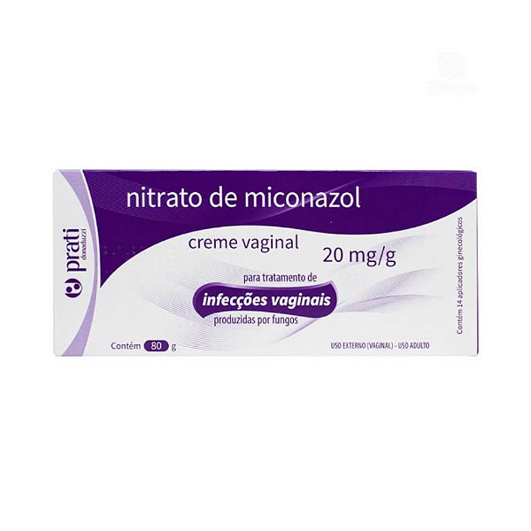 MICONAZOL CR VAGINAL 20MG/G 80G + 14 APLICADORES