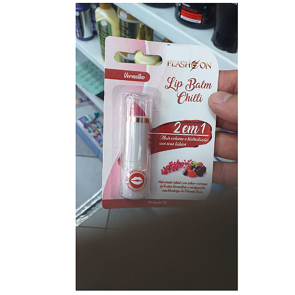 LIP BALM CHILLI FLASHON VERMELHO 3,8G
