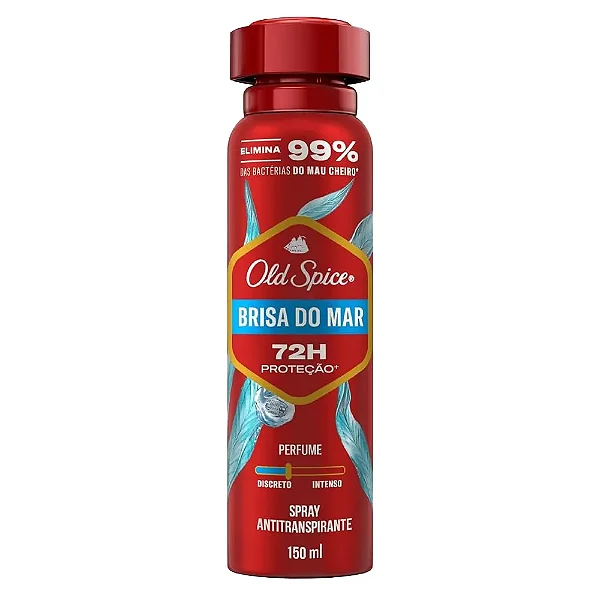 DESODORANTE OLD SPICE AEROSOL BRISA DO MAR 72HS 120G/200ML