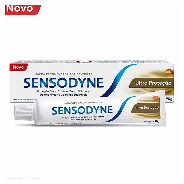CREME DENTAL SENSODYNE ULTRA PORTEÇÃO 90G