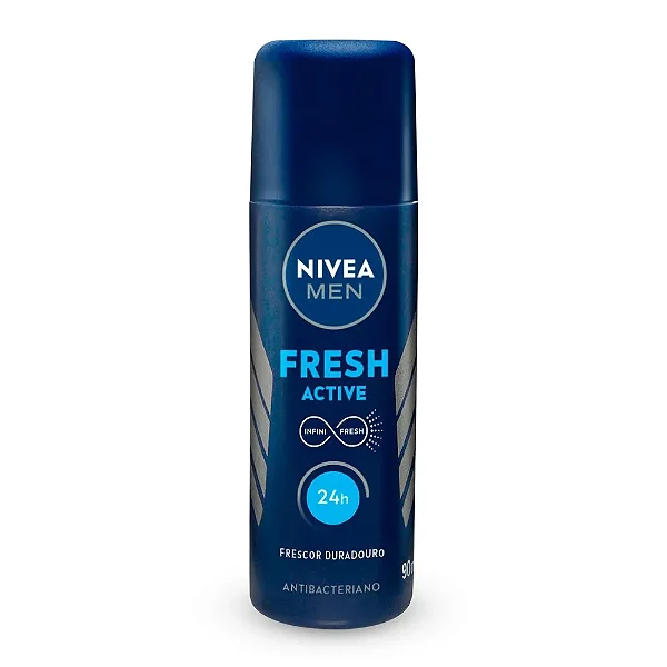 DESODORANTE NIVEA MEN SPRAY FRESH ACTIVE90ML