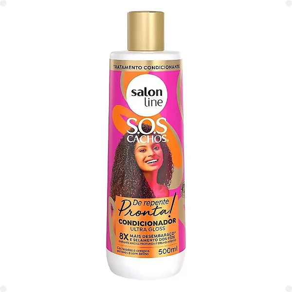 CONDICIONADOR SALON LINE S.O.S CACHOS  DE REPENTE PRONTA 500ML