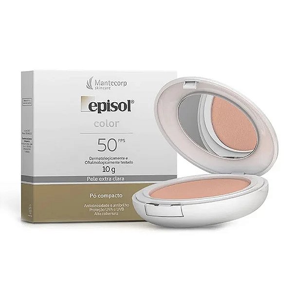 EPISOL COLOR FPS 50 PO COMPACTO EXTRA CLARO 10G