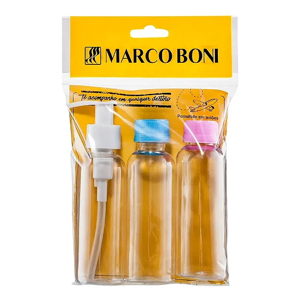 KIT PARA VIAGEM C/3 FRASCOS  MARCO BONI 100ML