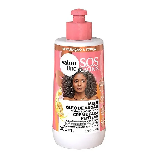 CREME DE PENTEAR S.LINE SOS CACHOS MEL E OLEO