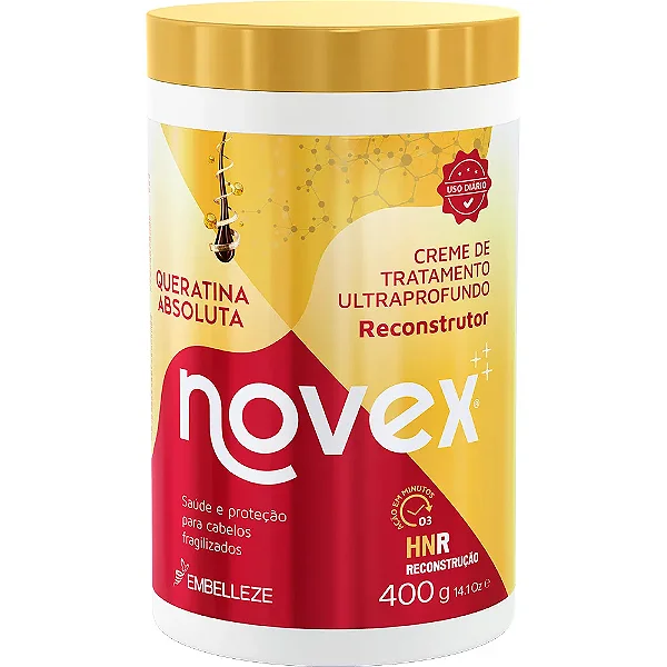 CREME DE TRATAMENTO NOVEX 400G  QUERATINA ABSOLUTA