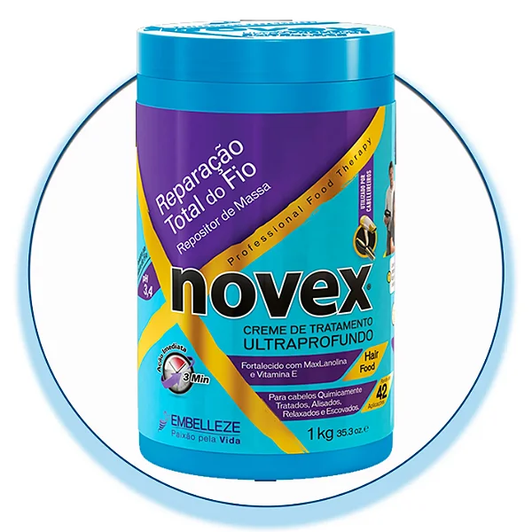 CREME DE TRATAMENTO NOVEX 400G  REPOSICAO DE MASSA