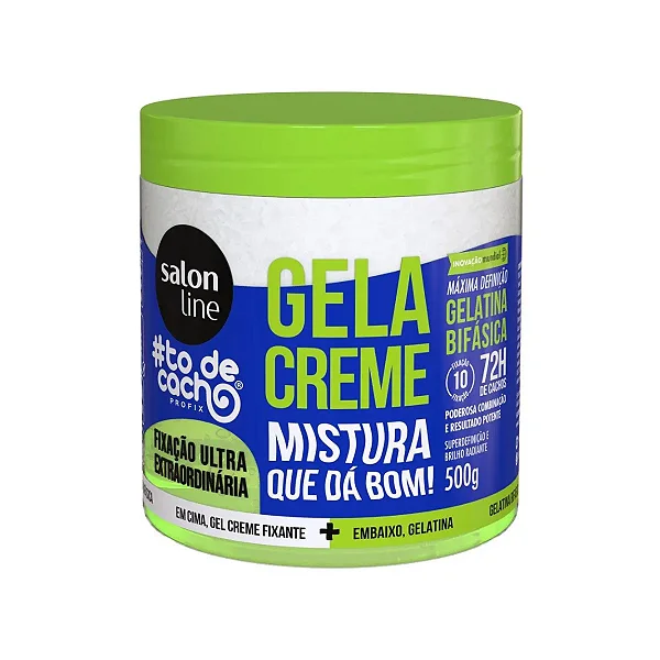 GELACREME SALON LINE TO DE CACHO GELATINA FIXAÇÃO BIFASICA 500G