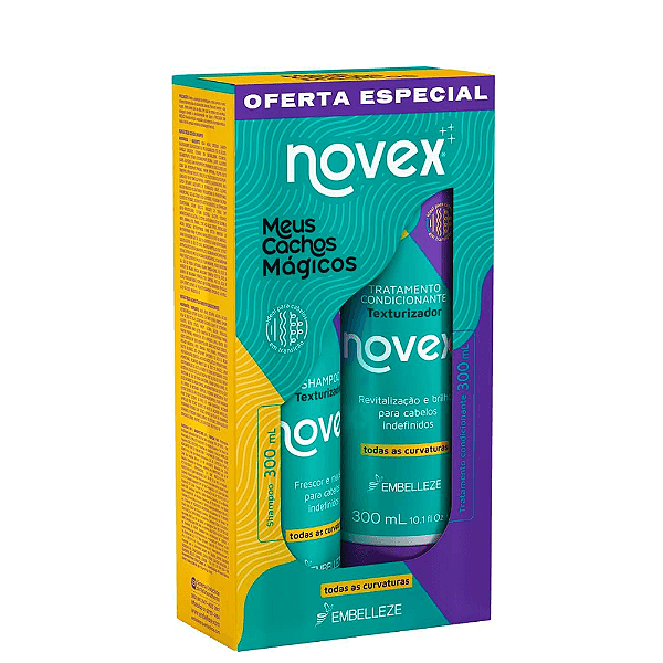 KIT NOVEX SHAMPOO+ CONDICIONADOR MEUS CACHOS MAGICOS  300ML CADA