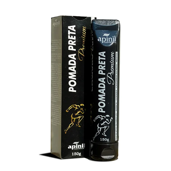 POMADA PRETA PREMIUM 150G APINIL COSMETICOS