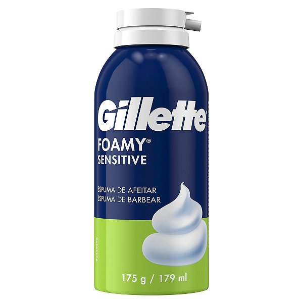 ESPUMA DE BARBEAR GILLETTE  FOAMY SENSITIVE 175/179ML