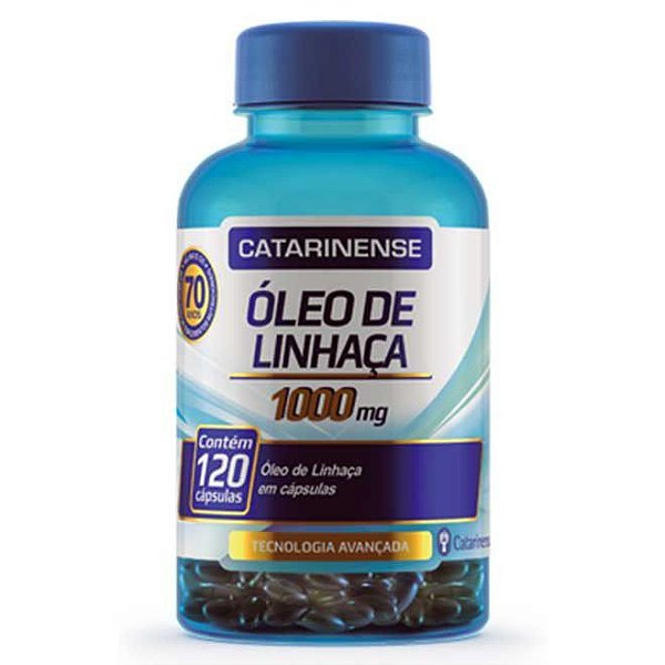OLEO DE LINHACA 1000MG 120CAPS CATARINENSE