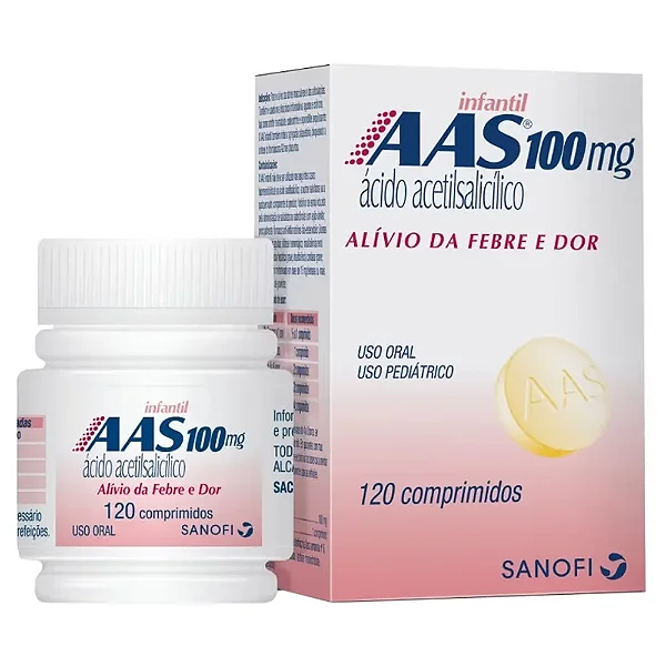 AAS INFANTIL  100MG 120CPR