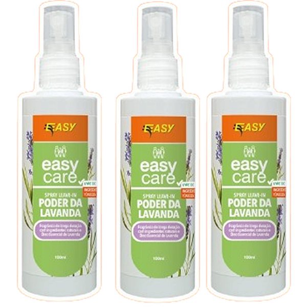 EASY CARE REPELENTE DE PIOLHOS E LENDEAS 100ML KIT 03UN
