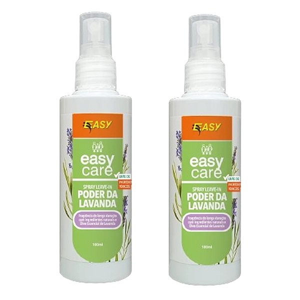 EASY CARE REPELENTE DE PIOLHOS E LENDEAS 100ML KIT 02UN