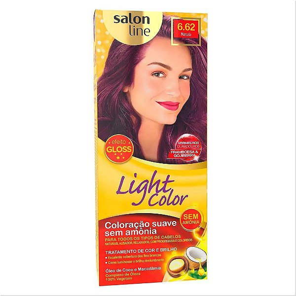 TINTURA LIGTH COLOR S/ AMONIA 6.62 MARSALA