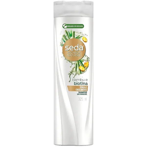 SHAMPOO SEDA BAMBU E BIOTINA 325ML