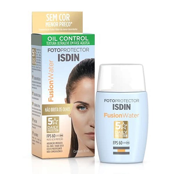 PROTETOR SOLAR ISDIN FUSION WATER OIL CONTROL FPS60  30ML