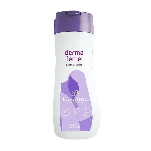 SABONETE INTIMO DERMAFEME LAVANDA 200ML