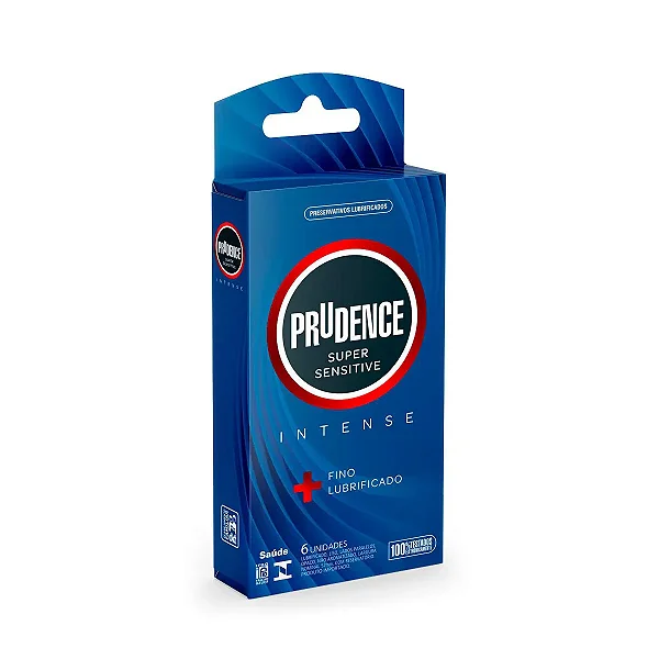 PRESERVATIVO PRUDENCE SUPER SENSITIVE INTENSE 6 UNIDADES