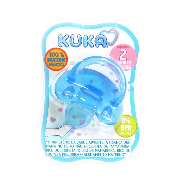 CHUPETA KUKA SOFT ORTODONTICO N.2 AZUL REF.706