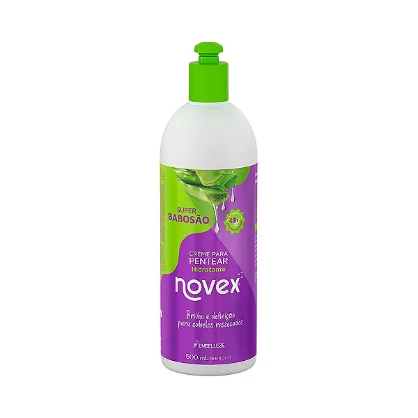 CREME DE PENTEAR NOVEX 500G SUPER  BABOSAO