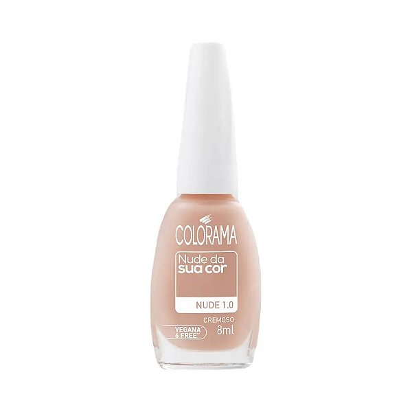 ESMALTE COLORAMA NUDE DA SUA COR NUDE 1.0 CREMOSO 8ML