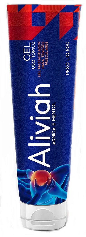 ALIVIAH GEL MASSAGEADOR DOR MUSCULAR E CONTUSÃO 150G