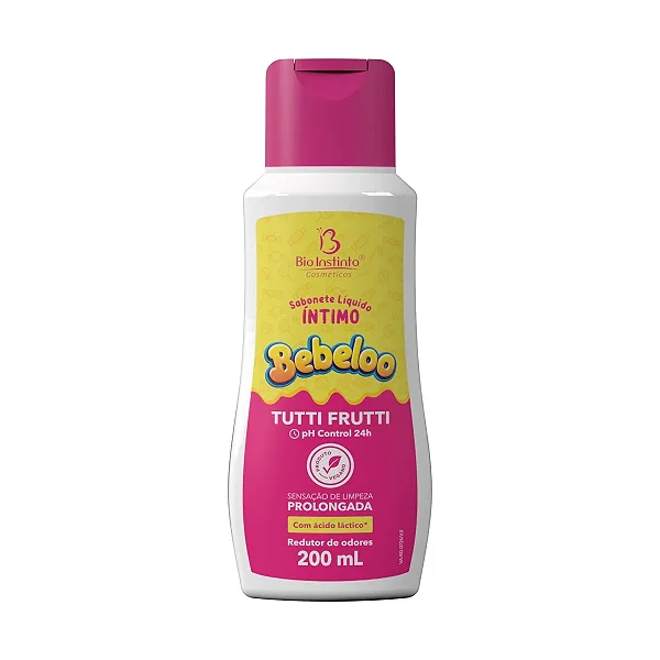 SABONETE LIQUIDO INTIMO BEBELO TUTTI FRUTTI 200ML BIO INSTINTO