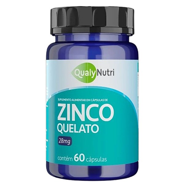 QUALYNUTRI ZINCO QUELATO 28MG  60 CAPS