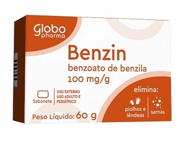 BENZIN BENZOATO DE BENZILA SABONETE 60G