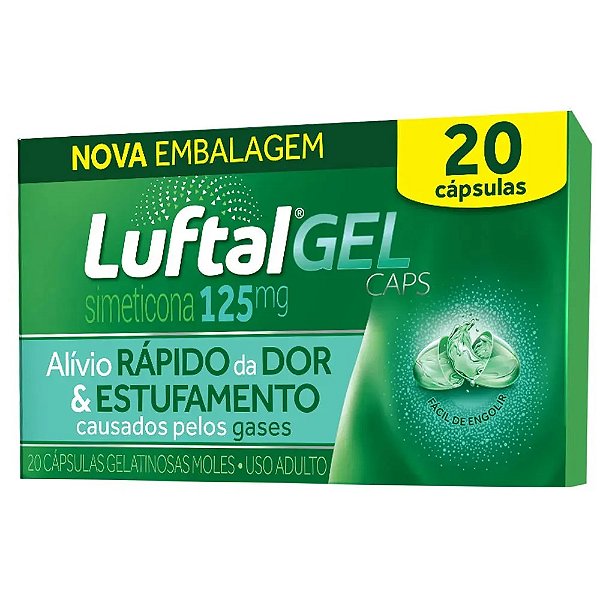 LUFTAL GEL 125MG 20CAPS MOLES
