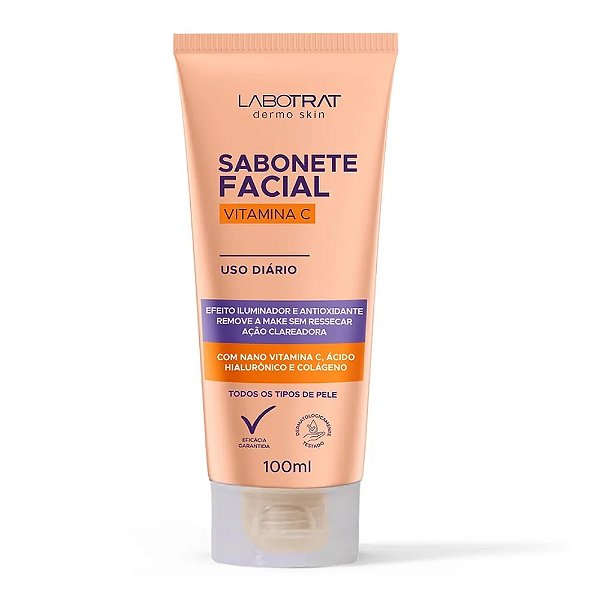 SABONETE FACIAL VIT C LABOTRAT DERMO SKIN 100ML