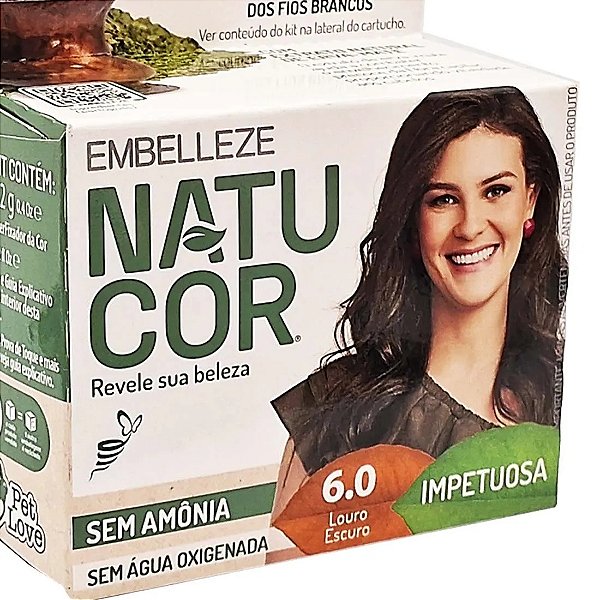 TINTURA NATUCOR  6.0 LOURO ESCURO