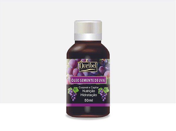 OLEO DE SEMENTE DE UVA OURIBEL CAPILAR E CORPORAL 50ML
