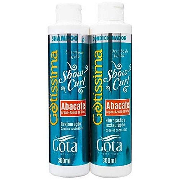 KIT SH + COND GOTISSIMA ABACATE/ARGAN/ AZEITE DE OLIVA 300ML
