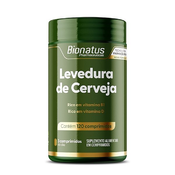 LEVEDO DE CERVEJA 450MG 120CAPS BIONATUS