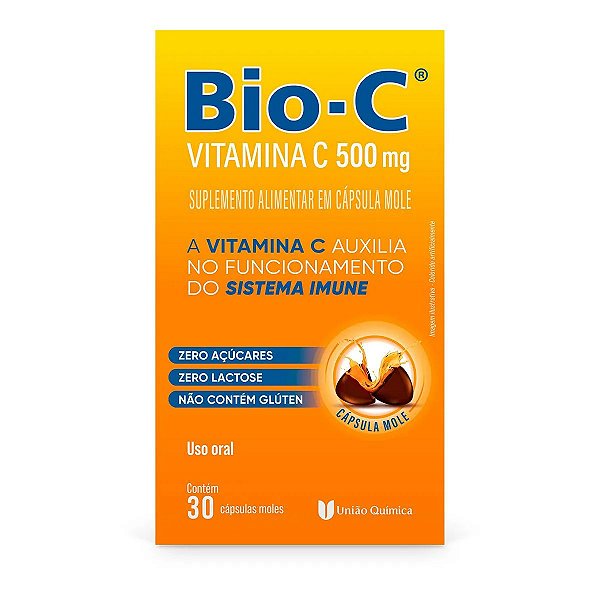 BIO C 500MG 30CPS UNIAO QUIMICA