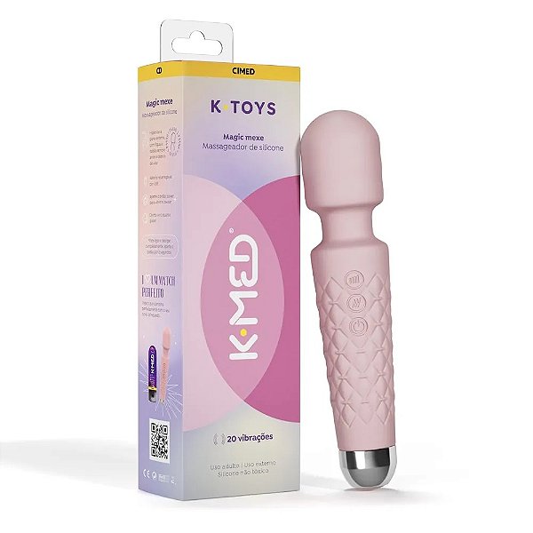 Massageador De Silicone Magic Mexe K-Med K-Toys Cimed